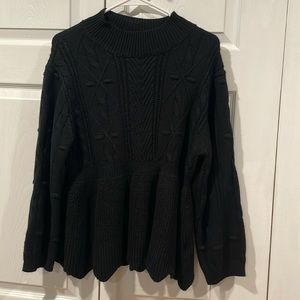 SHEIN knit black sweater